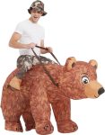 One Casa Inflatable Costume Adult,Blow up Ride Bear