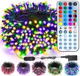 Brizled Color Changing Mardi Gras Lights, 66ft 200 LED
