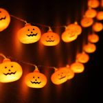 Halloween Decorations Pumpkin String Lights - 20 LED 10
