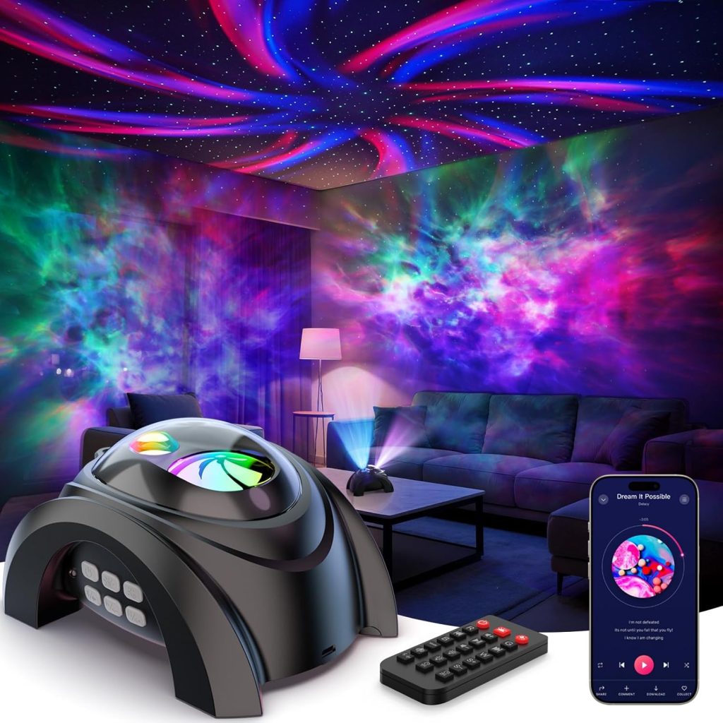 Rossetta Dual Lens Galaxy Projector, Star Projector for