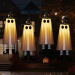 Halloween Decorations Outdoor Indoor, 4pcs Hanging
