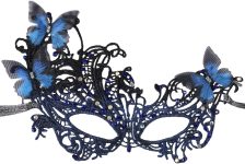 Halloween Lace Masquerade Masks - 1920s Vintage Antique