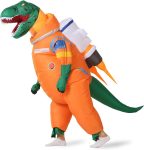 Dinosaur Astronaut Inflatable Costume, Spacesuit T Rex