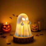 Halloween Ghost Figurine,Cute Spooky Ghost