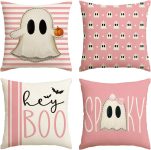 AVOIN colorlife Halloween Hey Boo Cute Ghost Spooky
