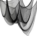 5Pcs Halloween Creepy Cloth Black 30×72inch - Halloween