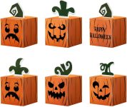 48 PCS Pumpkin Treat Boxes - 3.23 x 2.13 x 2.13 Inch, 6
