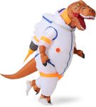 Dinosaur Astronaut Inflatable Costume, Spacesuit T Rex