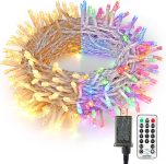 Brizled Christmas Lights, 65.67ft 200 LED Tree Lights