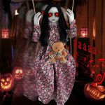 Scary Halloween Decorations Outdoor Hanging Swinging