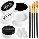 Black & White Face Paint Kit – Large 50g Oil-Based