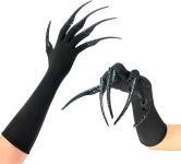 Xiao Cheng Ming Zhu Long Finger Claw Gloves Black paw
