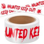 Halloween Decorations Caution Tape, HAUNTED KEEP OUT