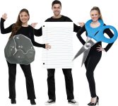 Fun World Rock, Paper, Scissor Adult Costume Set