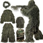 MOPHOTO 5 in 1 Ghillie Suit 3D Camouflage Hunting Suits