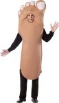 Rasta Imposta mens Big Foot Adult Sized Costumes, Tan,