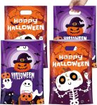 MOSHAKALA 40 Pcs Halloween Treat Bags with Handles -