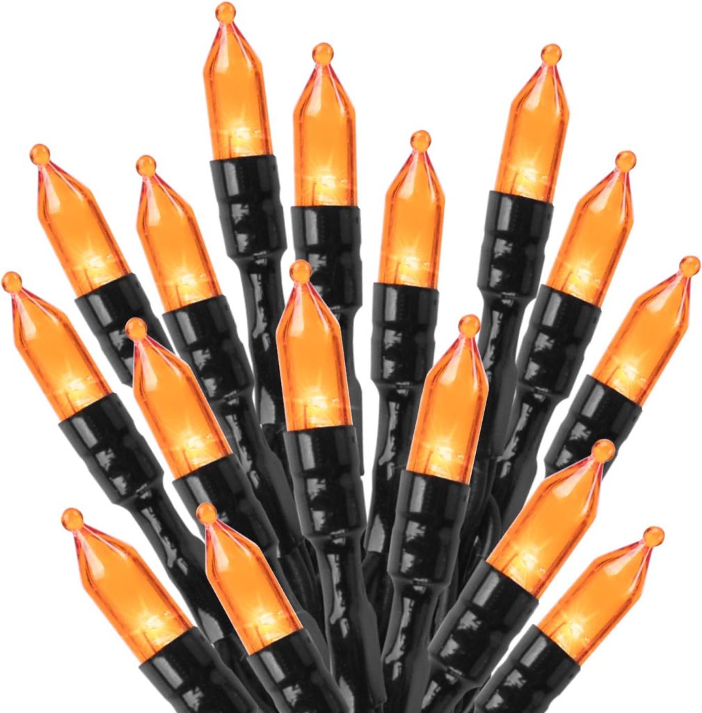 Orange LED Outdoor Halloween Lights, Halloween