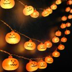 Halloween Decoration, 10FT 20 LED Pumpkin String Lights