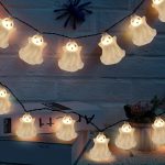 Halloween Ghost String Lights, 8.5Ft Outdoor Halloween