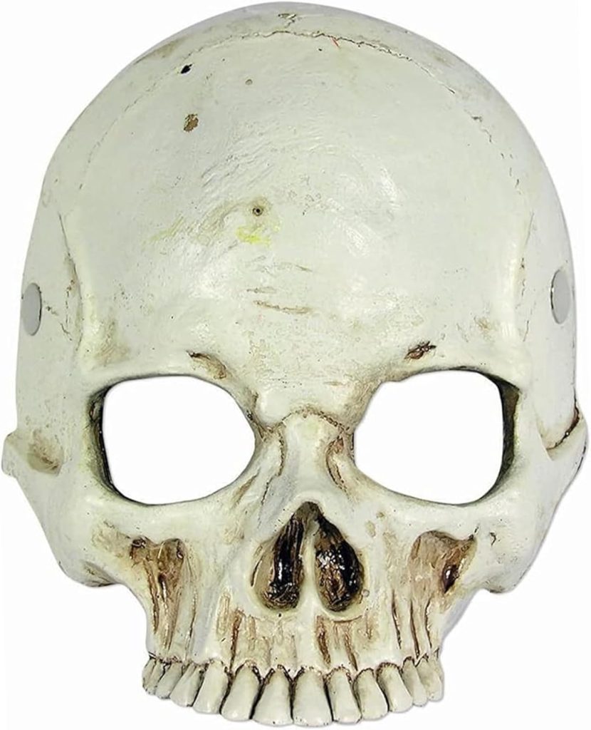 Vaulted Skulls & Co Face Mask Foam Skull | White Skull