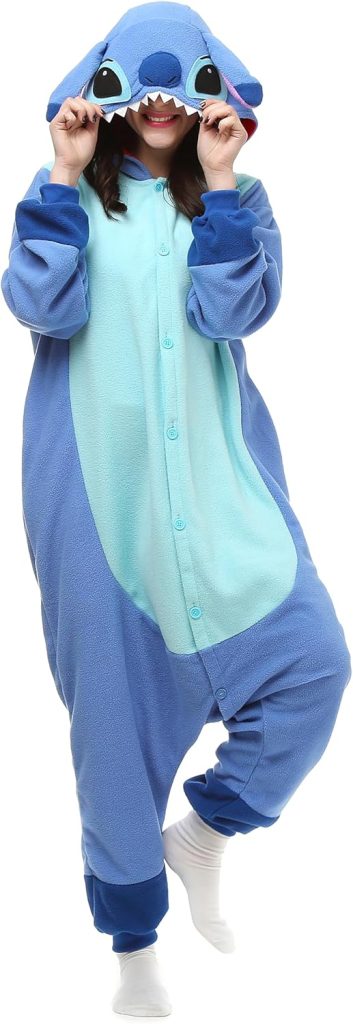 Wishliker Adult Onesie Animal Pajamas Halloween Cosplay