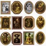 Halloween Decoration Scary Indoor Wall Decor, 12Pack 3D