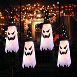 Halloween Decorations Glowing Ghost Witch Hat Halloween