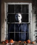 Halloween Horror Curtain Window Cover Decorations Scary