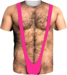 Goodstoworld Unisex 3D Fake Abs T Shirts Shredded Chest