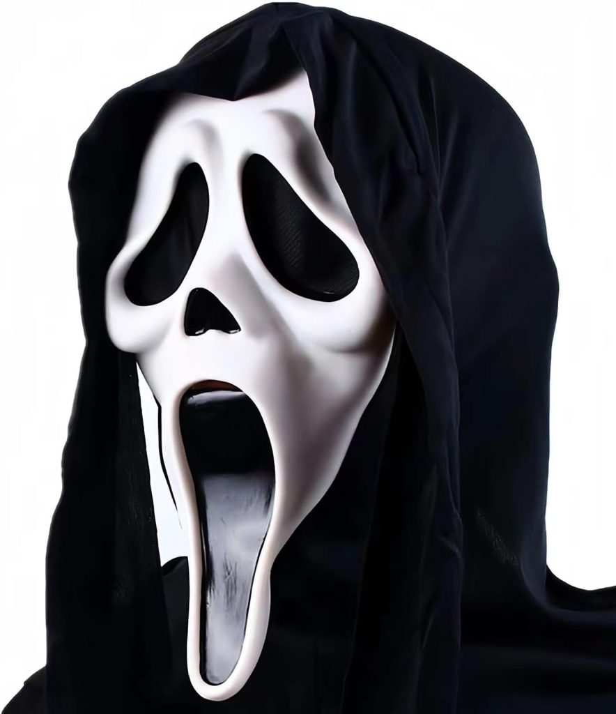 Halloween Mask Natural Latex Scary Skull Mask Horror