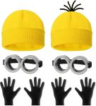 6 Pcs Halloween Costume Accessories for Adult, Goggles