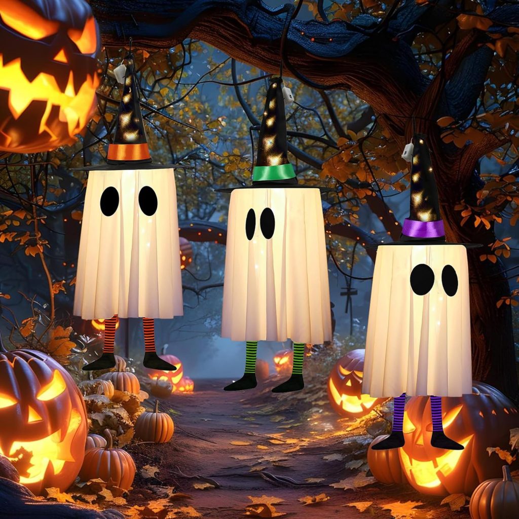 Halloween Decorations Outdoor,Set of 3 Halloween