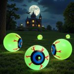Halloween Inflatables Solar Large Set of Eyes