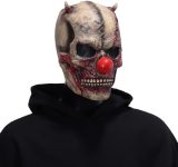Halloween Scary Evil Full Head Skull Mask Clown Mask