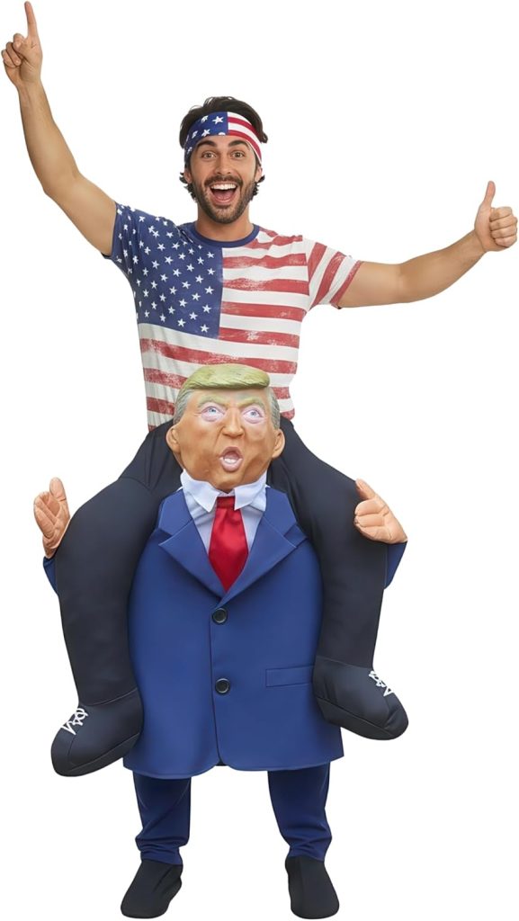 Morph Adult President Ride On Costume, Piggyback