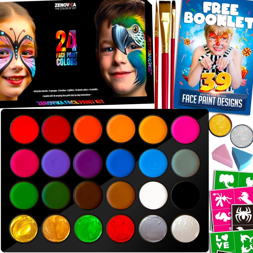 Face Painting Kit for Kids - Non-Toxic and