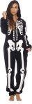 Just Love Skeleton Onesie Halloween Costumes for Women