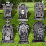 17 Inch Halloween Yard Signs Tombstones for Graves