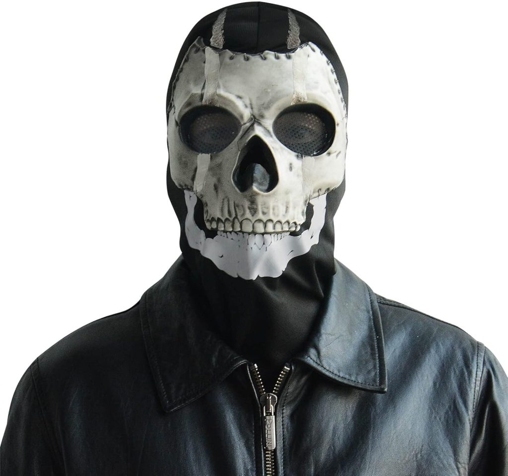 Halloween Ghost Mask COD Full Head Skull Mask, Game MW2