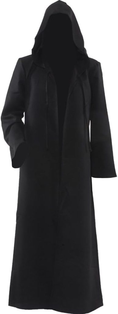 Men's Cosplay Cloak Robe Costume Halloween Tunic Hooded
