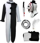 Kids Terrifying Costume Clown Costume Mask Killer Clown