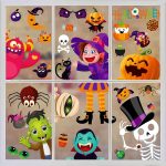 BAYLAY Halloween Window Clings - 10 Sheets Halloween