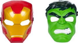 Marvel Avengers Hero Mask Multipack, Iron Man & Hulk