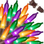 LAMPHOME Super-Bright Extendable Orange Purple and