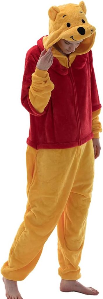 COSUSKET Snug Fit Unisex Adult Onesie Pajamas, Flannel