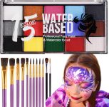 Face & Body Paint Palette Kit 15 Colors Painting