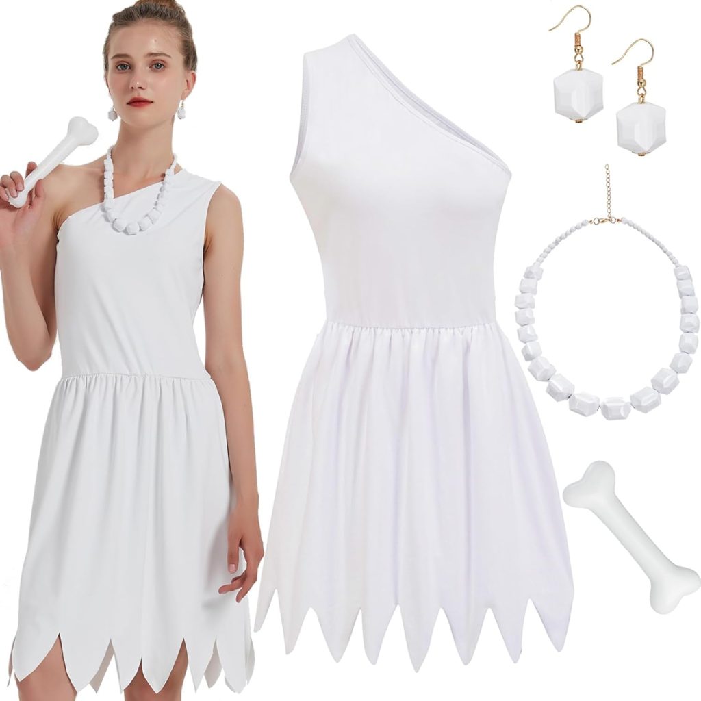 qnprt Halloween Family Costume for Women 2025 White