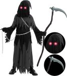 Spooktacular Creations Glowing Eyes Grim Reaper Costume