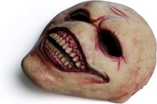 Noseless smiling demon halloween mask,Creepy Latex